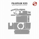 Fujifilm X-E3 Skin Template Vector Cut File SVG PDF CDR PNG